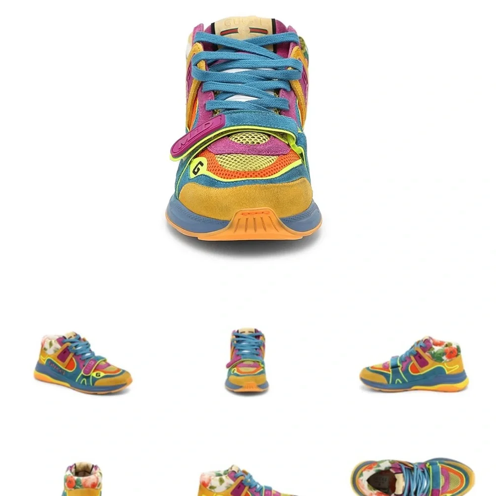 GUCCI ultrapace mid multi color sneakers - Picture 13 of 14